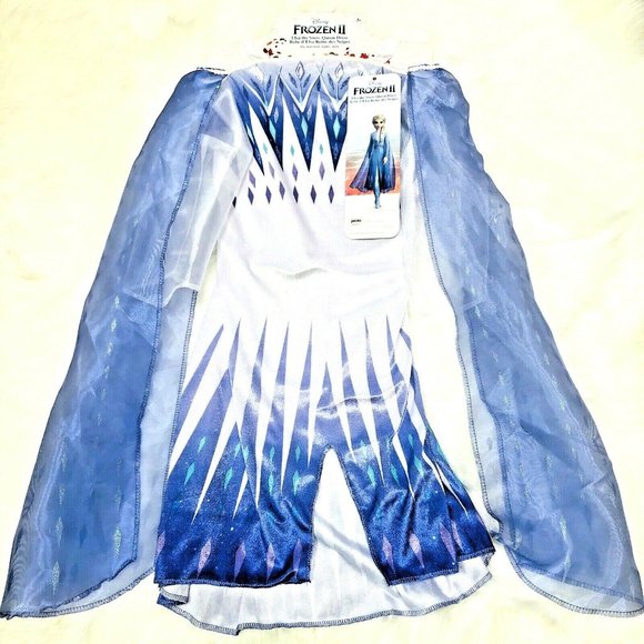 Disney Frozen 2 Elsa DressUp Snow Queen Dress READ - Picture 2 of 7